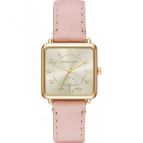 Watch strap Michael Kors MK2674 Leather Pink 18mm