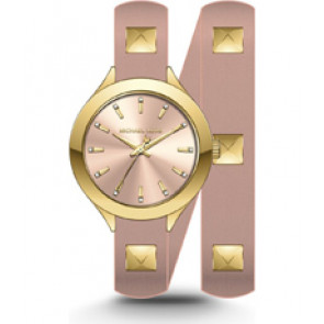 Watch strap Michael Kors MK2681 Leather Pink 14mm