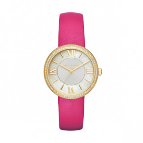 Watch strap Michael Kors MK2684 Leather Pink 18mm