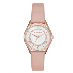 Watch strap Michael Kors MK2690 Leather Pink 16mm