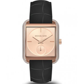 Watch strap Michael Kors MK2611 Leather Black 20mm