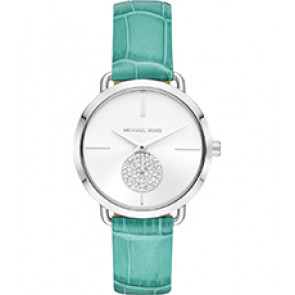 Watch strap Michael Kors MK2720 Leather Green 16mm