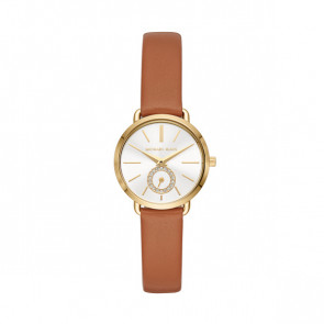 Watch strap Michael Kors MK2734 Leather Cognac 12mm