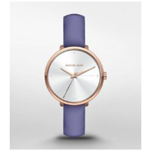 Watch strap Michael Kors MK2820 Leather Purple 14mm