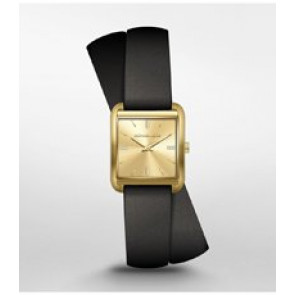 Watch strap Michael Kors MK2825 Leather Black 16mm