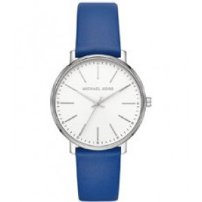 Watch strap Michael Kors MK2845 Leather Blue 18mm