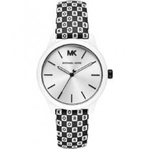 Watch strap Michael Kors MK2846 Leather Black 18mm