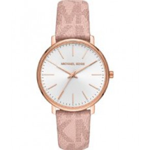 Watch strap Michael Kors MK2859 Leather Pink 18mm
