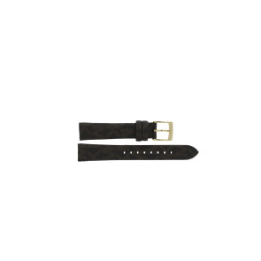Watch strap Michael Kors MK2862 Leather Brown 16mm