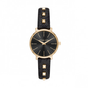 Watch strap Michael Kors MK2872 Leather Black 14mm