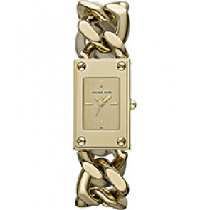 Watch strap Michael Kors MK3166 Steel Gold Toned 14mm