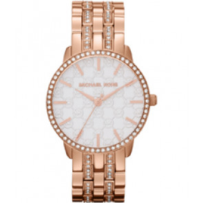 Watch strap Michael Kors MK3183 Steel Rosé 18mm