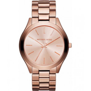 Watch strap Michael Kors MK3205A Stainless steel Rosé 16mm