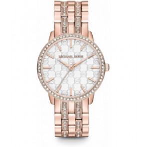Watch strap Michael Kors MK3237 Steel Rosé 18mm