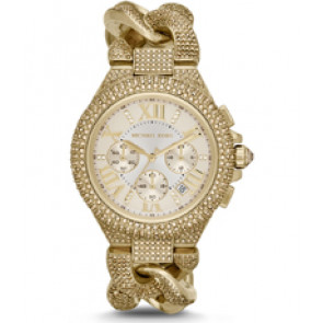 Watch strap Michael Kors MK3248 Steel Gold Toned 22mm