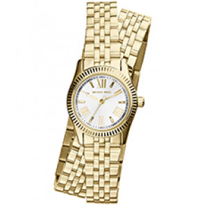 Watch strap Michael Kors MK3269 Steel Gold Toned 14mm