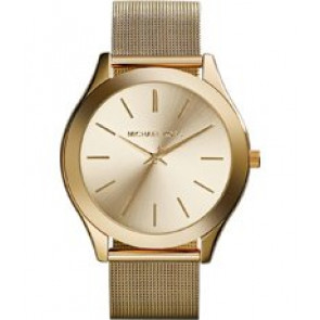 Watch strap Michael Kors MK3282 Steel Gold Toned 20mm