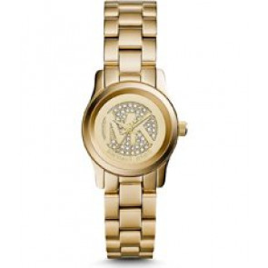 Watch strap Michael Kors MK3304 Stainless steel Gold Toned 14mm