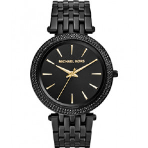 Watch strap Michael Kors MK3337 Steel Black 20mm
