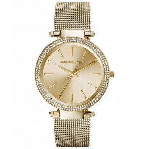 Watch strap Michael Kors MK3368 Steel Gold Toned