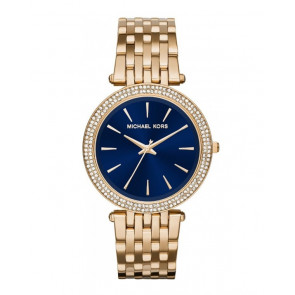 Watch strap Michael Kors MK3406 Steel Gold Toned