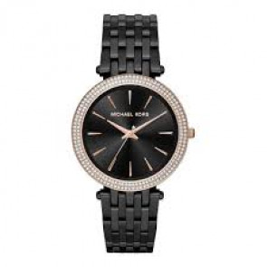 Watch strap Michael Kors MK3407 Steel Black 20mm