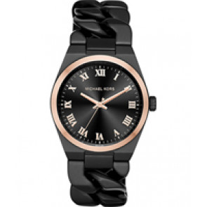 Watch strap Michael Kors MK3415 Steel Black 24mm