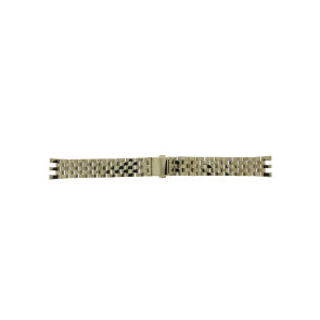 Watch strap Michael Kors MK3444 Steel Gold Toned 16mm