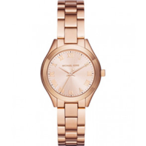 Watch strap Michael Kors MK3457 Steel Rosé 16mm