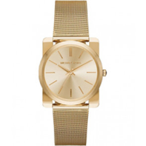 Watch strap Michael Kors MK3496 Steel Gold Toned 20mm