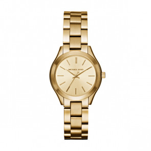 Watch strap Michael Kors MK3512 Steel Gold Toned 18mm