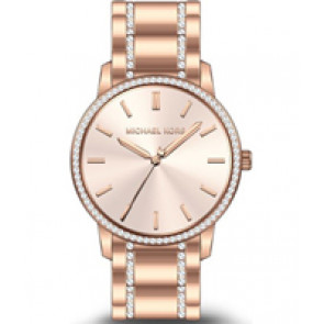 Watch strap Michael Kors MK3538 Steel Rosé 18mm