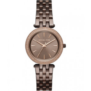Watch strap Michael Kors MK3553 Steel Brown 16mm