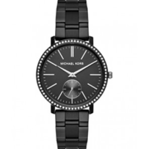 Watch strap Michael Kors MK3566 Steel Black 18mm