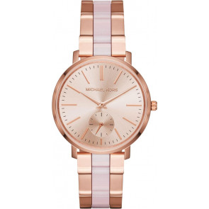 Watch strap Michael Kors MK3661 Steel Rosé 18mm