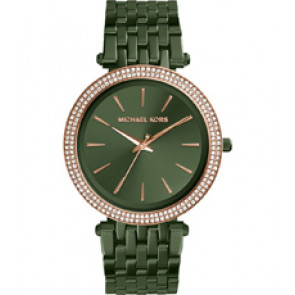 Watch strap Michael Kors MK3729 Stainless steel Green 20mm