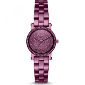 Watch strap Michael Kors MK3778 Steel Purple 14mm