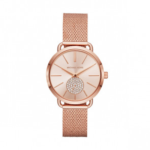 Watch strap Michael Kors MK3845 Steel Rosé 16mm