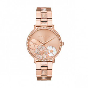 Watch strap Michael Kors MK3865 Steel Rosé 18mm