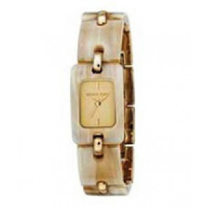 Watch strap (Strap + Case combination) Michael Kors MK4123 Plastic Bi-color 18mm
