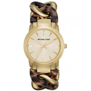 Watch strap Michael Kors MK4279 Steel Gold Toned 20mm