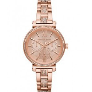 Watch strap Michael Kors MK4354 Stainless steel Rosé 14mm