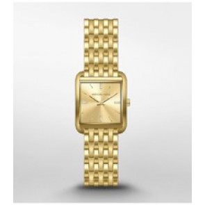 Watch strap Michael Kors MK4377 Steel Gold Toned 16mm
