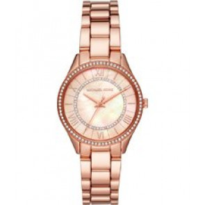 Watch strap Michael Kors MK4491 Stainless steel Rosé 16mm