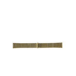 Watch strap Michael Kors MK4826 Steel Gold toned 18mm