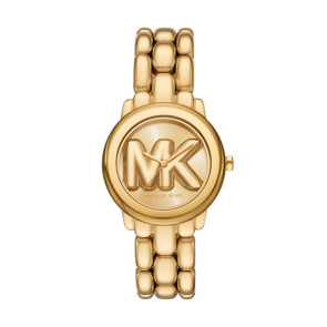 Watch strap Michael Kors MK4923 Steel Gold toned 18mm