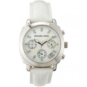 Watch strap Michael Kors MK5094 Leather White 18mm