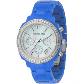 Watch strap Michael Kors MK5121 Plastic Blue 20mm