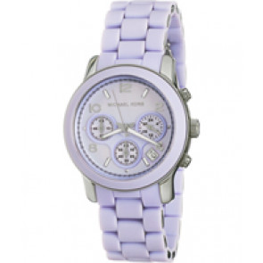 Watch strap Michael Kors MK5233 Steel/Silicone Purple 20mm