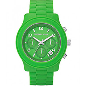 Watch strap (Strap + Case combination) Michael Kors MK5422 Steel/Silicone Green 20mm